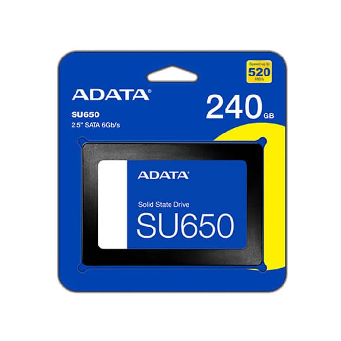 هارد اس اس دی 240 گیگ ای دیتا مدل ADATA SSD 240GB SATA SU650 Blue