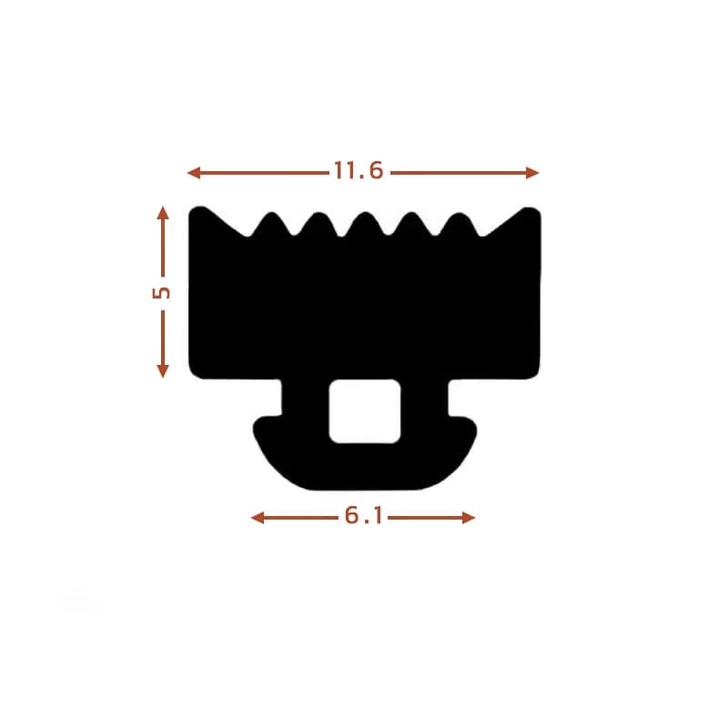 لاستیک کرتین وال cf-05