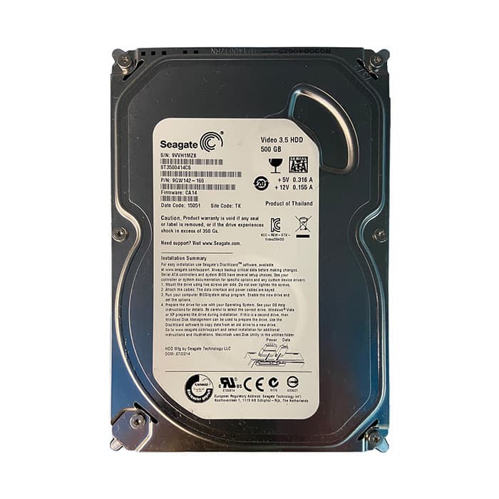 هارد استوک اینترنال دسکتاپ ۵۰۰ گیگابایت سیگیت مدل Seagate 500GB Video 3.5 HDD ST3500414CS