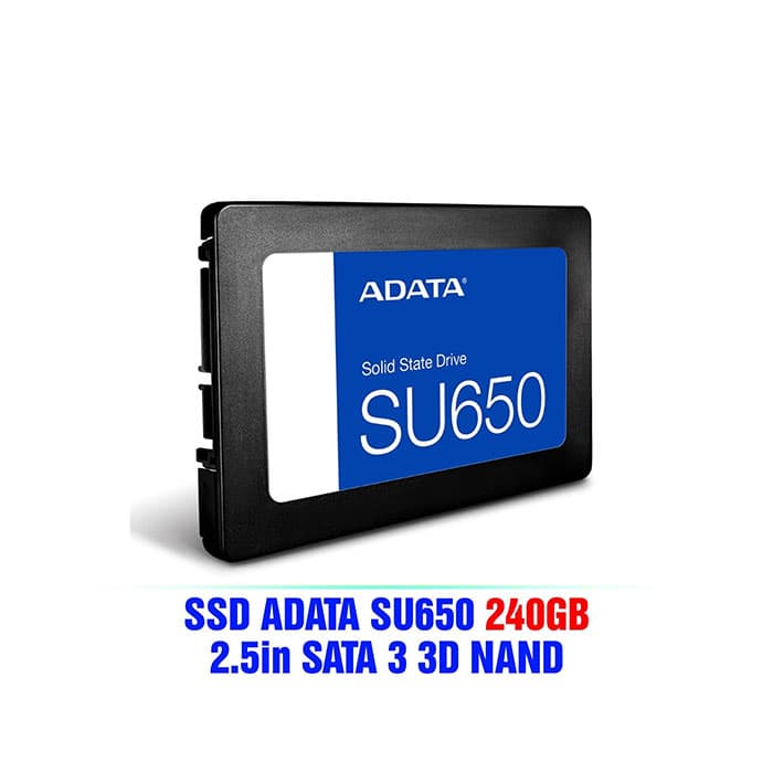 هارد SSD استوک ۲۴۰ گیگابایت مدل ADATA 240GB SU650 Blue — تصویر ۸