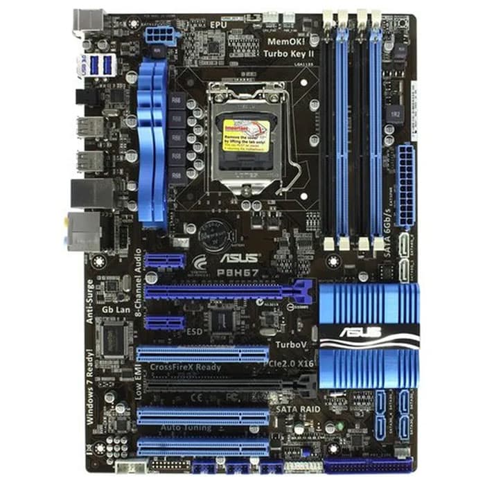 مادربرد استوک ایسوس مدل ASUS P8H67 Rev 1.06