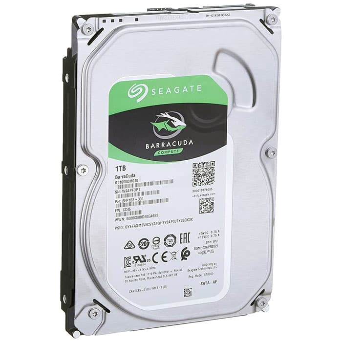 هارد استوک اینترنال دسکتاپ سیگیت باراکودا ۱ ترابایت مدل SEAGATE BarraCuda HDD 1TB ST1000DM010