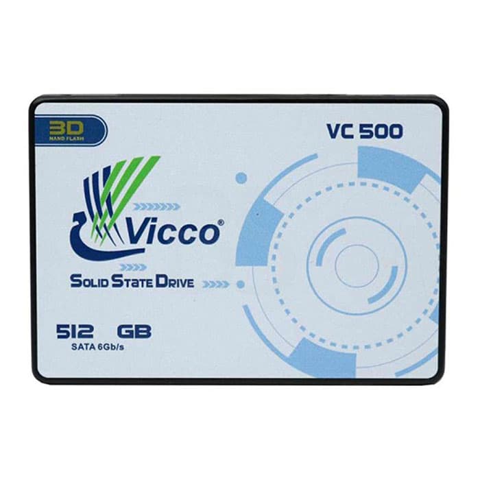 هارد اس اس دی استوک ۵۱۲ گیگابایت ویکومن Vicco Man SATA SSD VC512GSS500 VC500 – 512GB