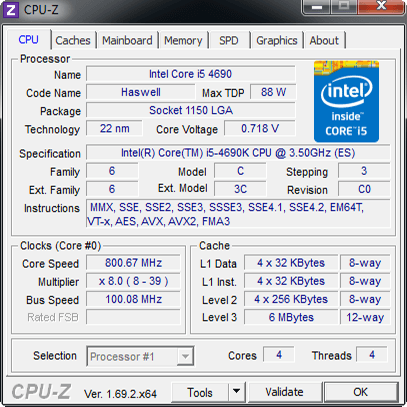 پردازنده استوک CPU Intel Core-i5 4690K — تصویر ۹