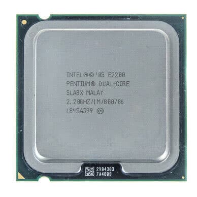 پردازنده استوک Intel Pentium Dual Core E2200