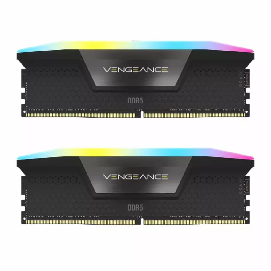 رم دسکتاپ کورسیر RAM CORSAIR CL36 DDR5 48GB (2x24GB) 6400MHz VENGEANCE RGB