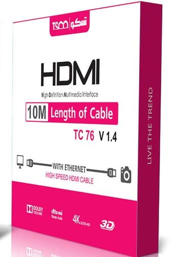 کابل تسکو TSCO TC 76 HDMI Cable 10m