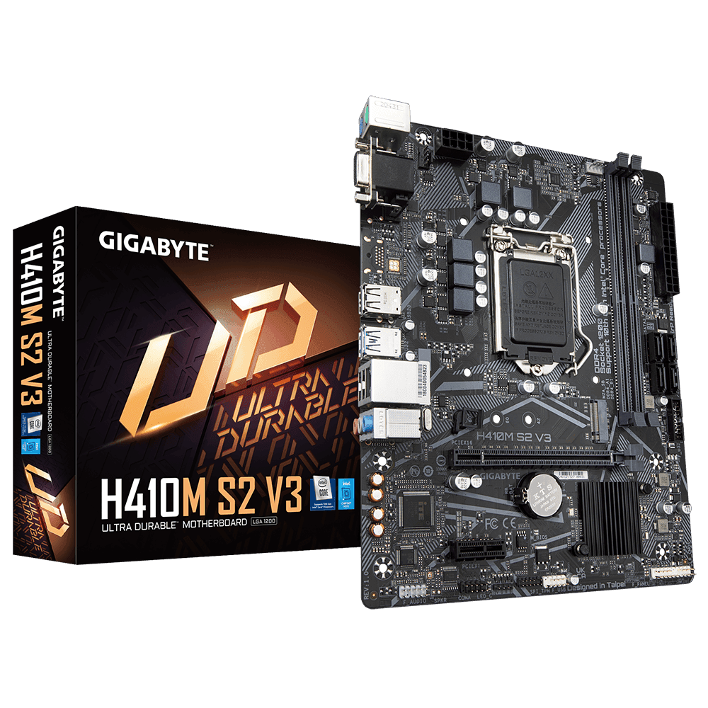مادربرد گیگابایت استوک MOTHERBOARD GIGABYTE H410M S2 V3 v3