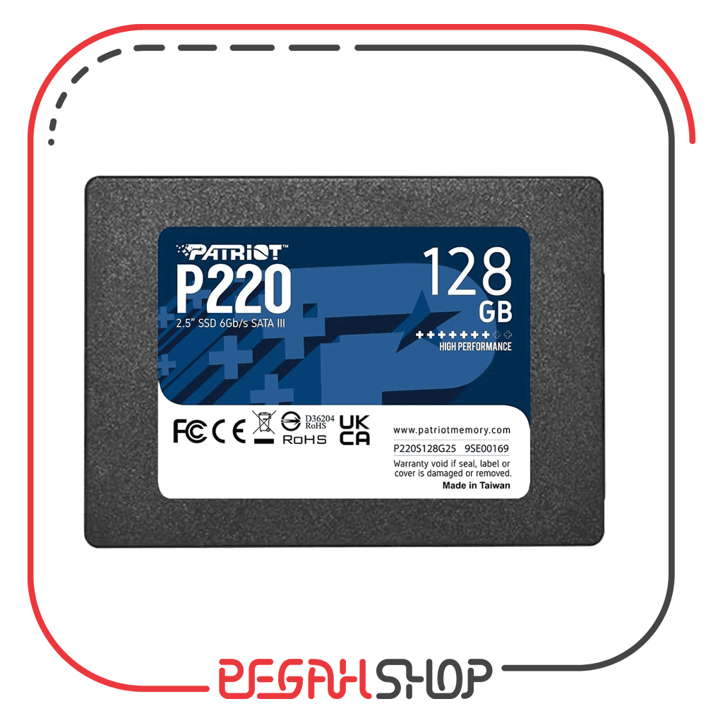 اس اس دی پاتریوت SSD PATRIOT 128GB P220 — تصویر ۴