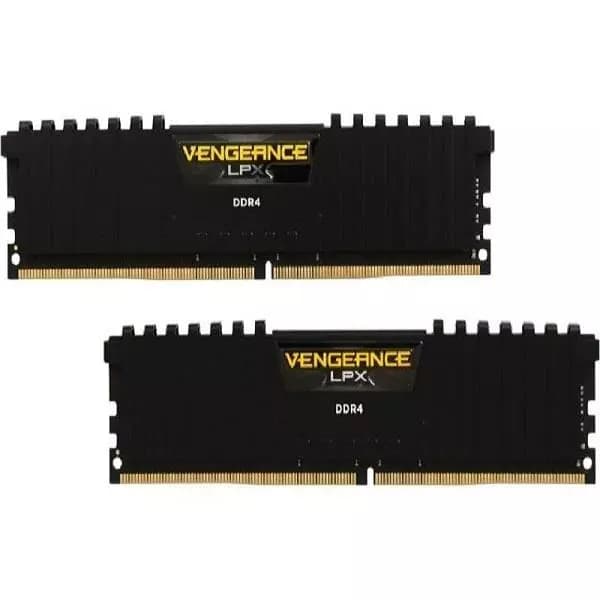 رم دسکتاپ کورسیر RAM CORSAIR CL18-19-19-39 DDR4 16GB (2x8GB) 3600MHz LPX Vengeance — تصویر ۲