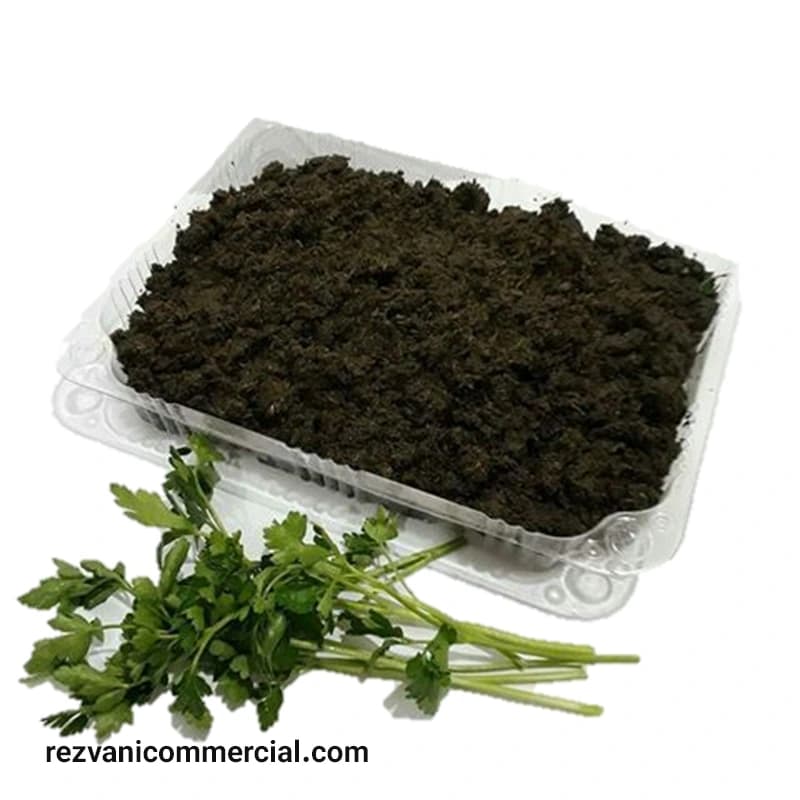 سبزی قرمه سرخ شده ارگانیک فریز شده