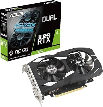 کارت گرافیک ASUS Dual GeForce RTX 3050 6GB GDDR6