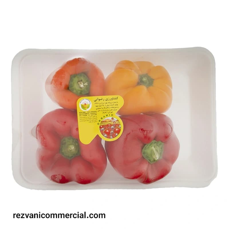 فلفل دلمه ایی رنگی ارگانیک