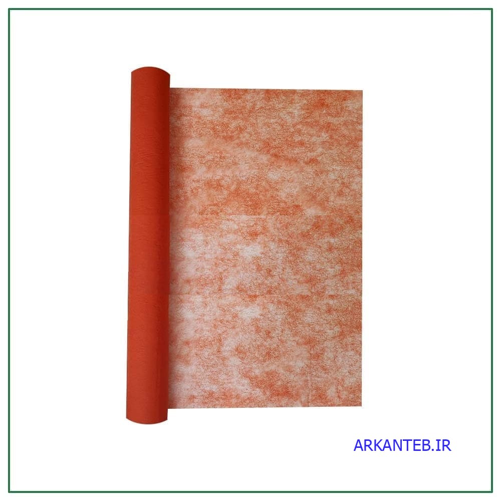 رول ملحفه یکبار مصرف نارنجی عرض 60 سانت 17 گرم ( ارسال از تهران )