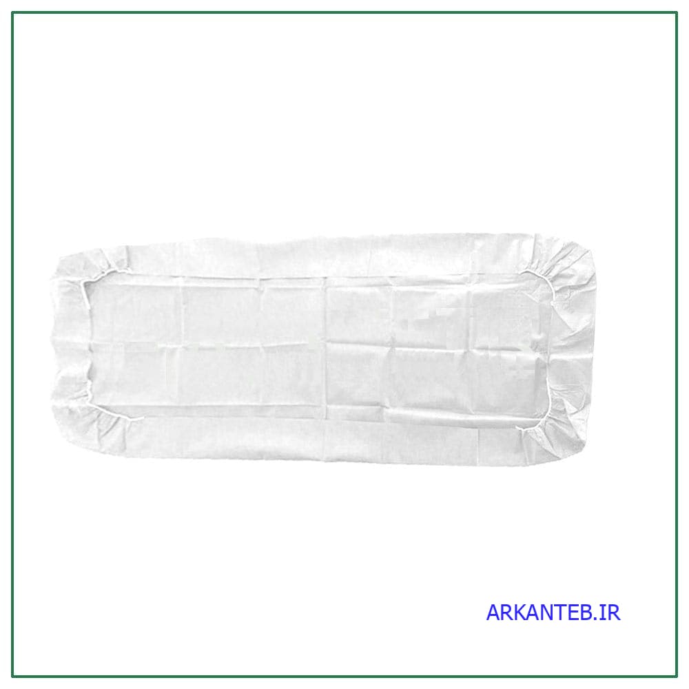 ملحفه یکبار مصرف دو سرکش سفید 220*120 گرماژ 20 بافتینه ( ارسال از تهران )