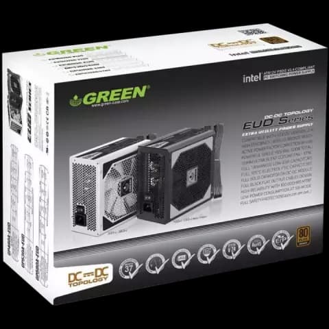پاور کامپیوتر گرین مدل Green GP480A-EUD 480W 80Plus Bronze — تصویر ۵