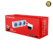خنک‌کننده مایع پردازنده XPG مدل LEVANTE II 360 WHITE — تصویر ۵