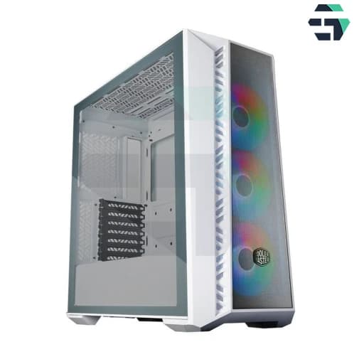 کیس کامپیوتر Cooler Master MasterBox 520 Mesh White ARGB Mid Tower