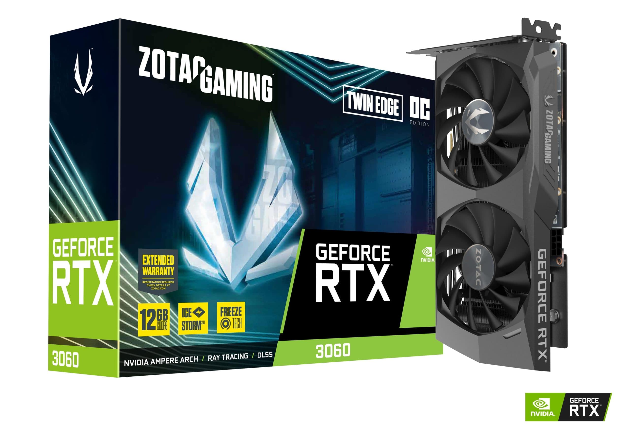 کارت گرافیک استوک Zotac Gaming GeForce RTX 3060 Twin Edge OC 12GB GDDR6 — تصویر ۹