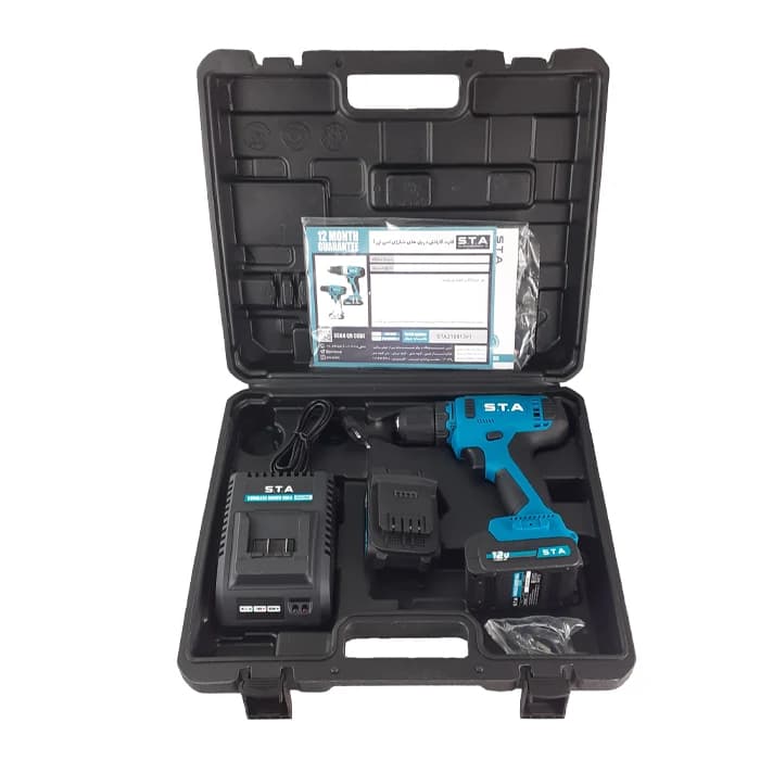 دریل پیچ گوشتی شارژی اس تی ای 12 ولت مدل CT21081H-2BMC — تصویر ۱۰