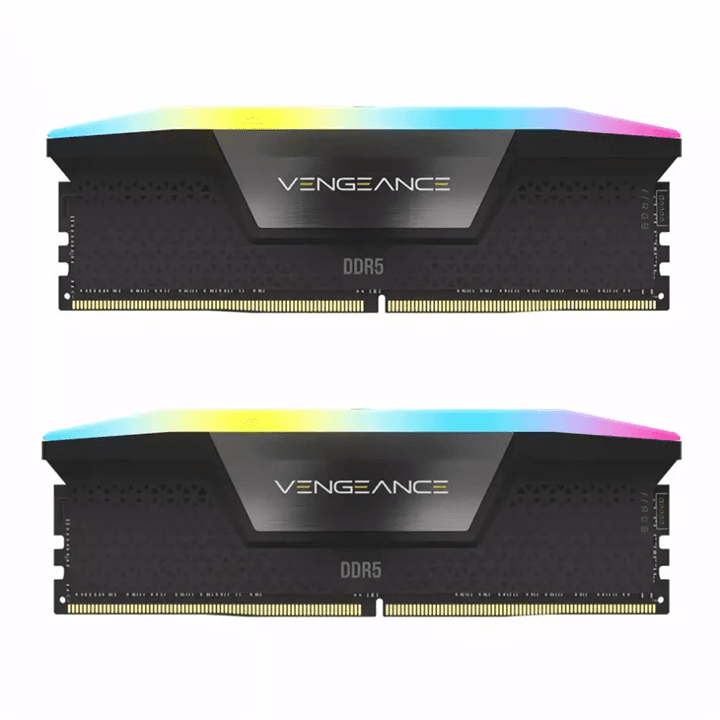 رم کامپیوتر کورسیر 32 گیگ ddr5 دو چنل با فرکانس 5600 مدل vengenc کارکرده — تصویر ۳