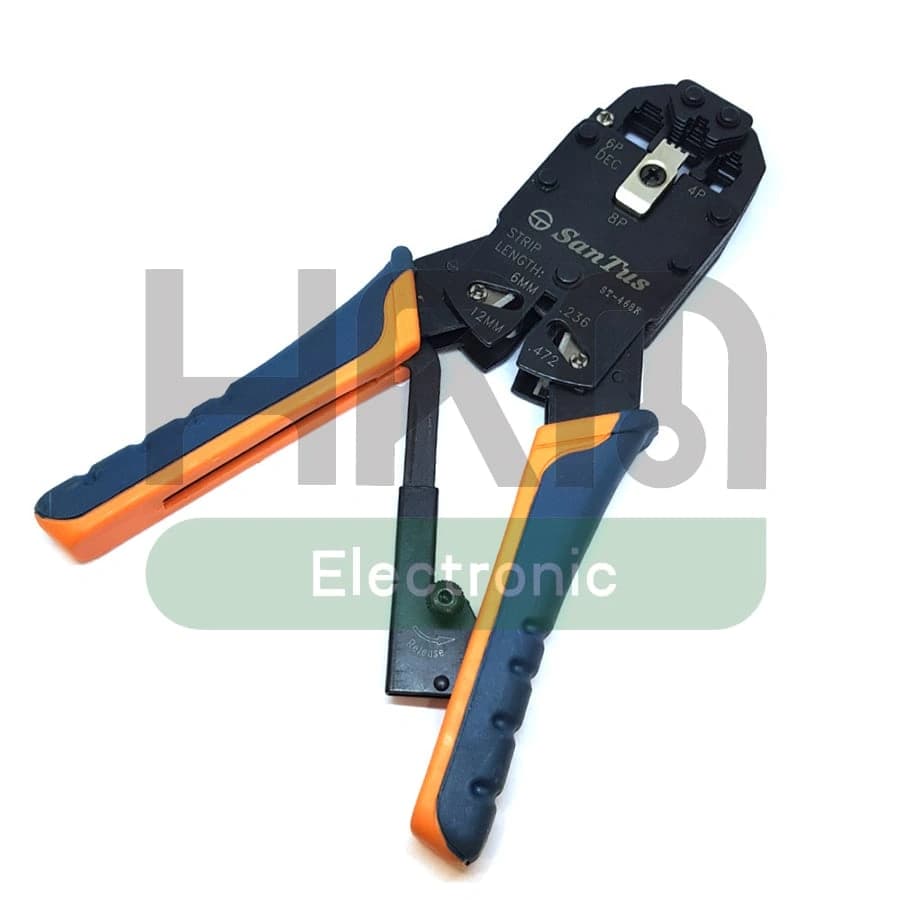 آچارپرس سرسوکت شبکه و تلفن SANTUS ST-468K — تصویر ۲