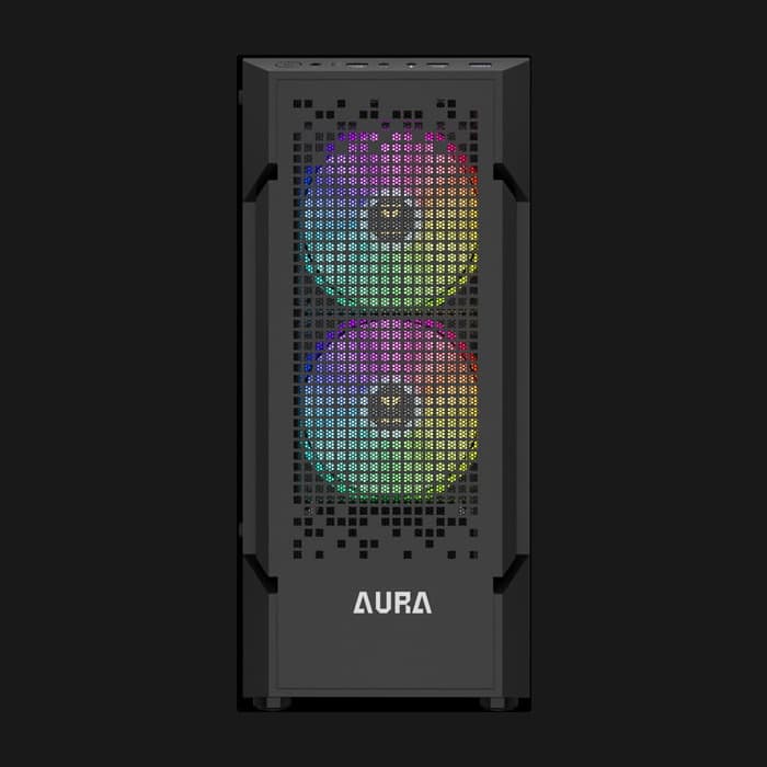 قاب کیس گیم دیاس مدل aura gc7 سفید پلمپ — تصویر ۵