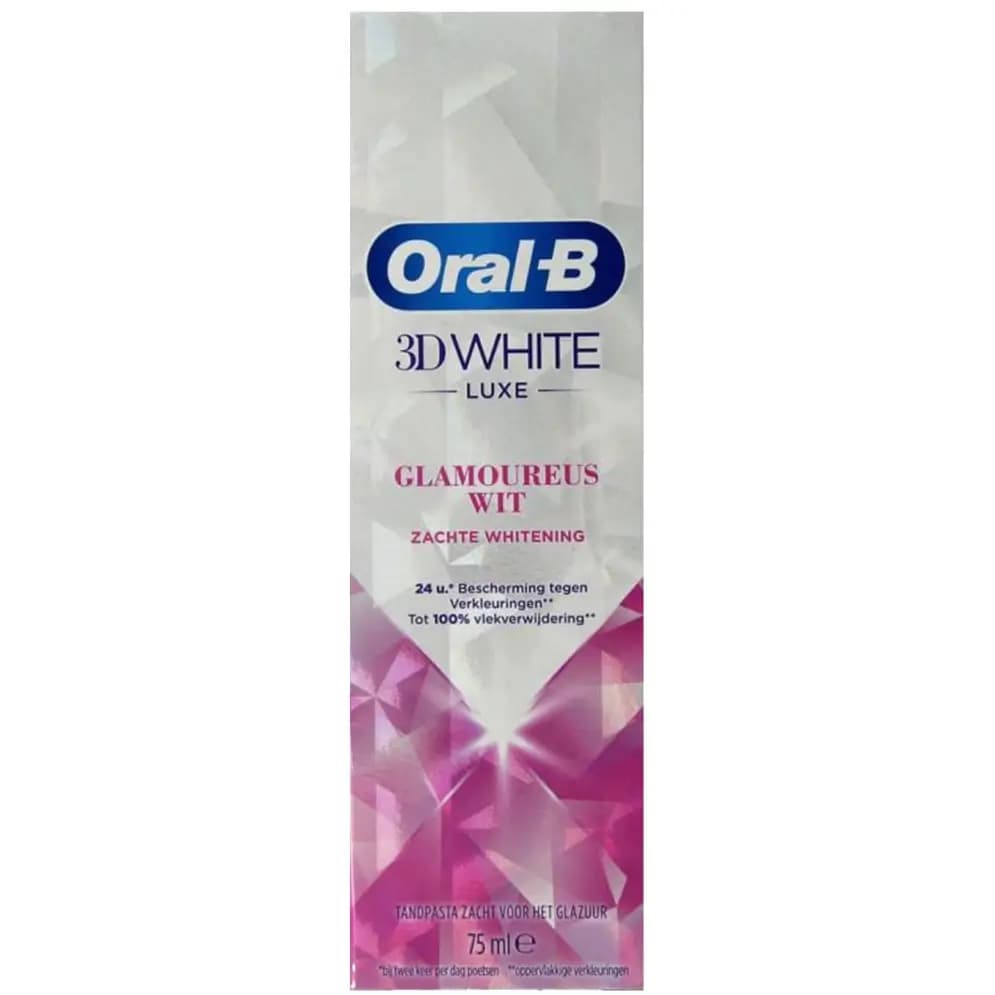 خمیر دندان لوکس 3D White اورال بی سفید کننده قوی دندان اصل آلمانی حجم 75 میل — تصویر ۶