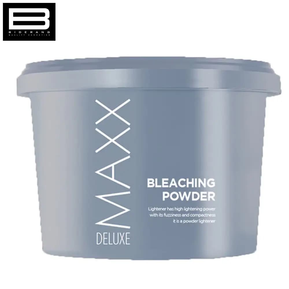 پودر‌ دکلره مکس دلوکس Deluxe maxx سفید بدون آمونیاک حجم 2000 میل — تصویر ۷