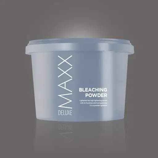 پودر‌ دکلره مکس دلوکس Deluxe maxx سفید بدون آمونیاک حجم 2000 میل — تصویر ۵