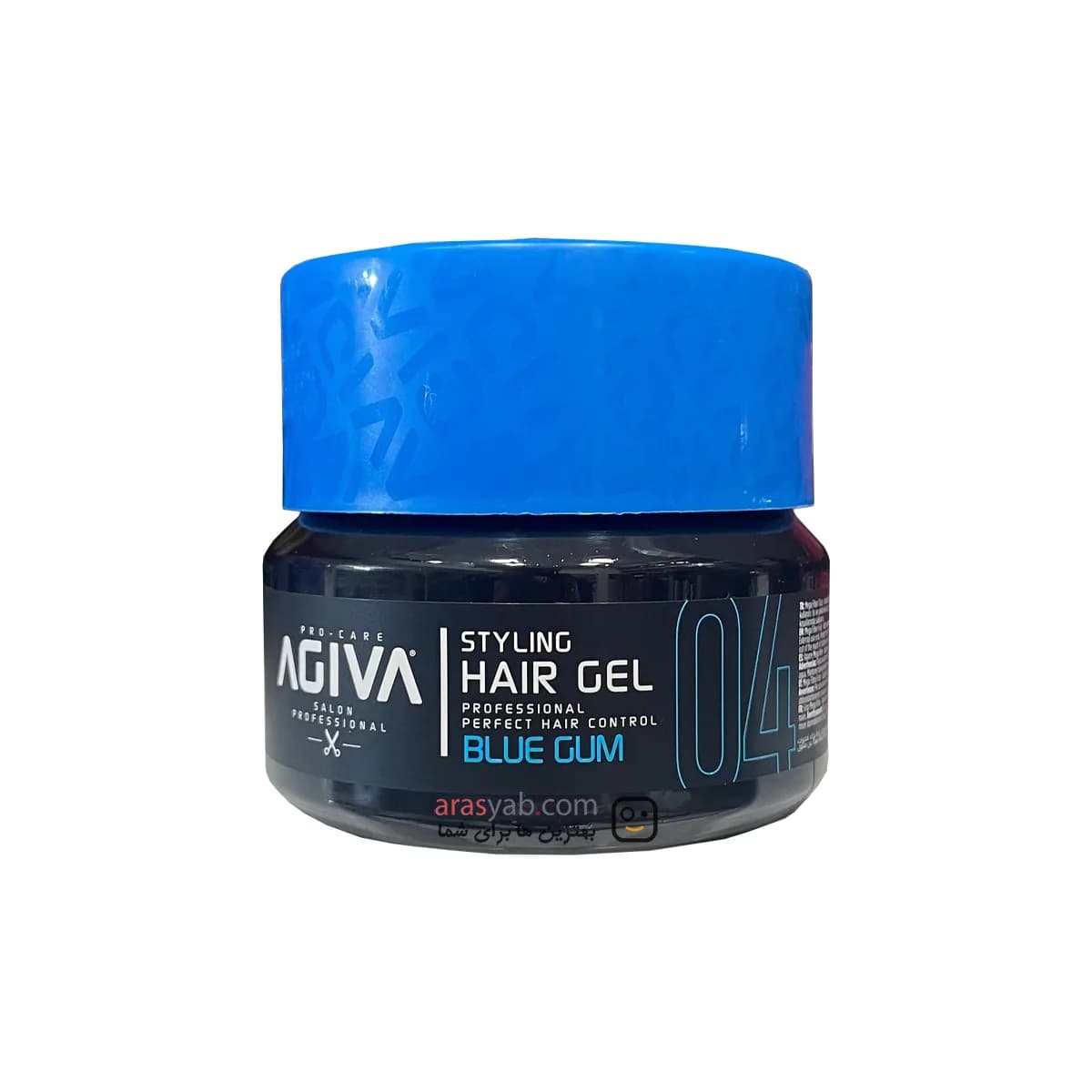 ژل مو آگیوا 04 آبی مدل بلو گام blue Gum اصل ترکیه حجم 200 میل