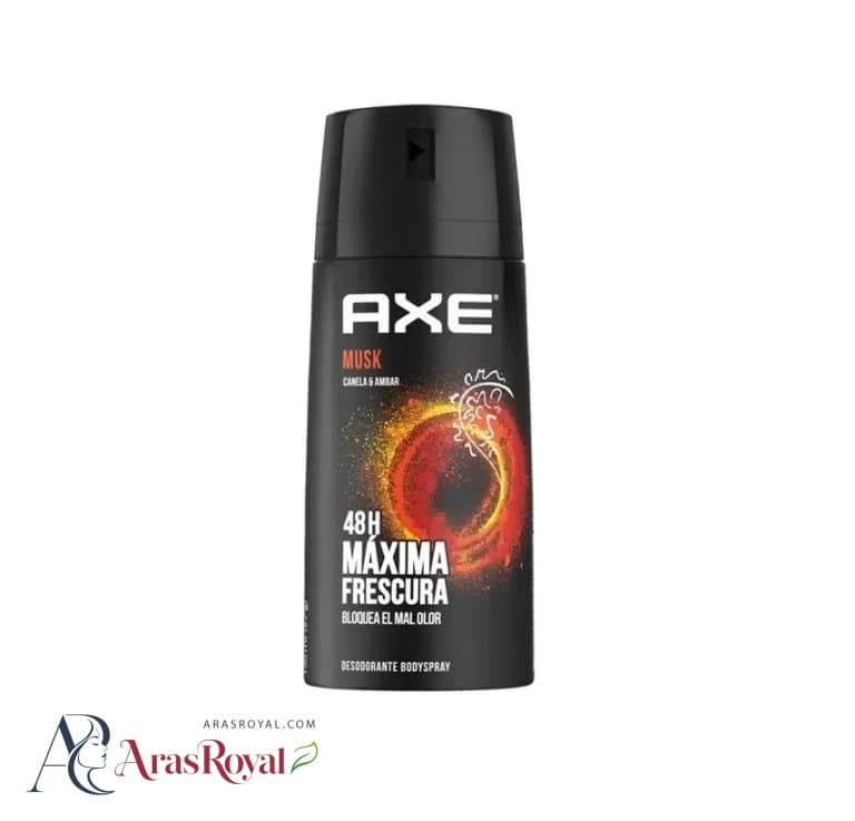 دئودورانت بدن مردانه آکس axe مردانه مدل مشک MUSK حجم 150 میل — تصویر ۱۲