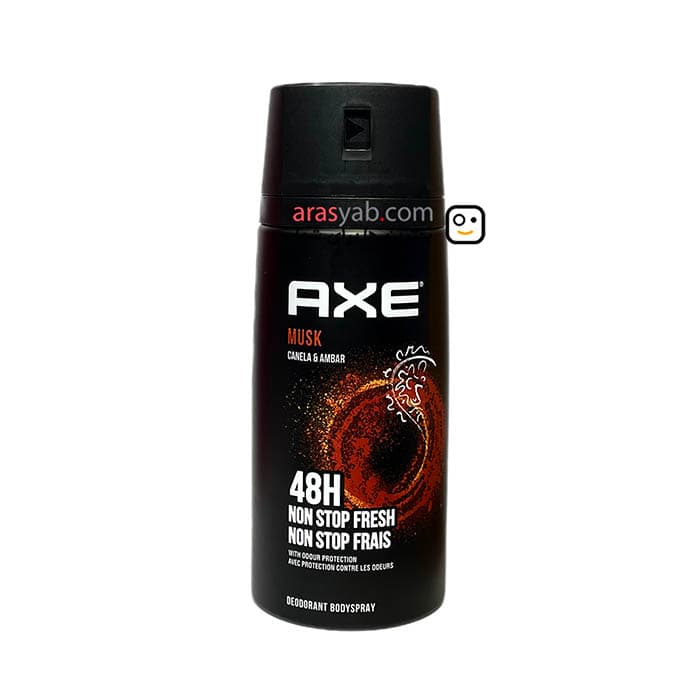 دئودورانت بدن مردانه آکس axe مردانه مدل مشک MUSK حجم 150 میل — تصویر ۸