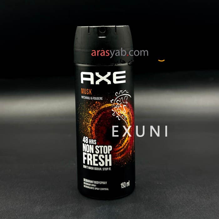 دئودورانت بدن مردانه آکس axe مردانه مدل مشک MUSK حجم 150 میل — تصویر ۹