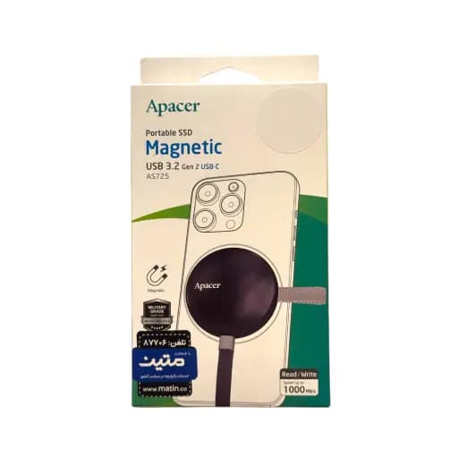 هارد SSD-APACER-512GB/مشکی — تصویر ۵