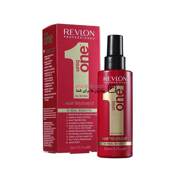 اسپری 10 کاره رولون Revlon مدل uniq one برای انواع مو حجم 150 میل