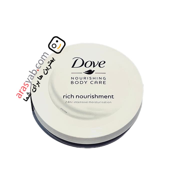 کرم داو کاسه ای مدل rich nourishment با آبرسانی 24 ساعته حجم 150 میل