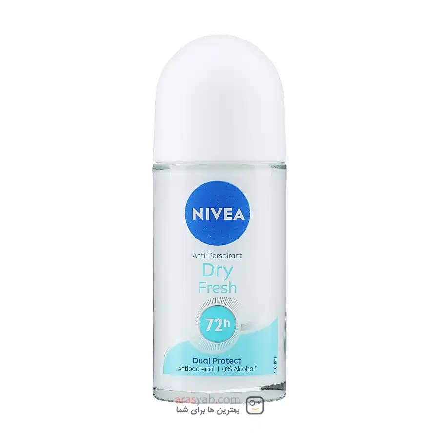 مام رولی نیوآ Nivea مدل Dry fresh با محافظت 48 ساعته حجم 50 میل