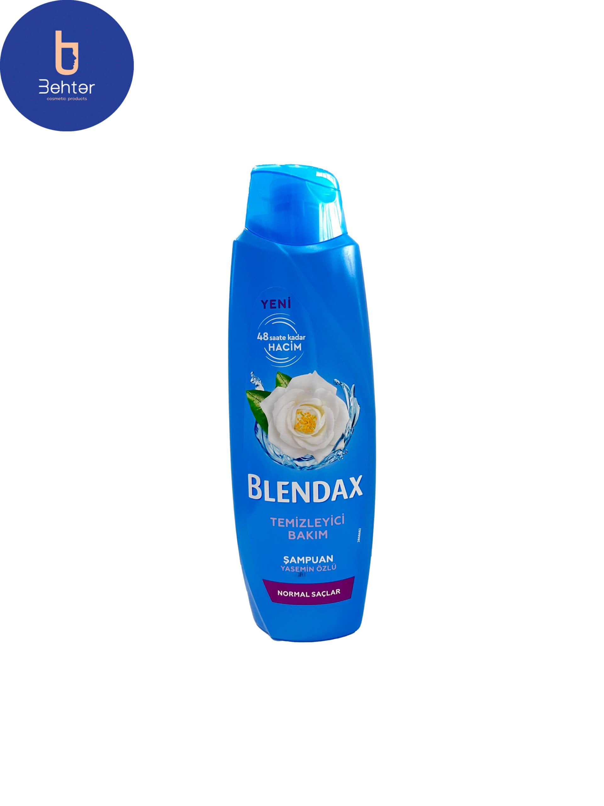 شامپو بلنداکس Blendax اصل ترکیه حاوی عصاره گل یاس مناسب موهای نرمال حجم 500 میل — تصویر ۷