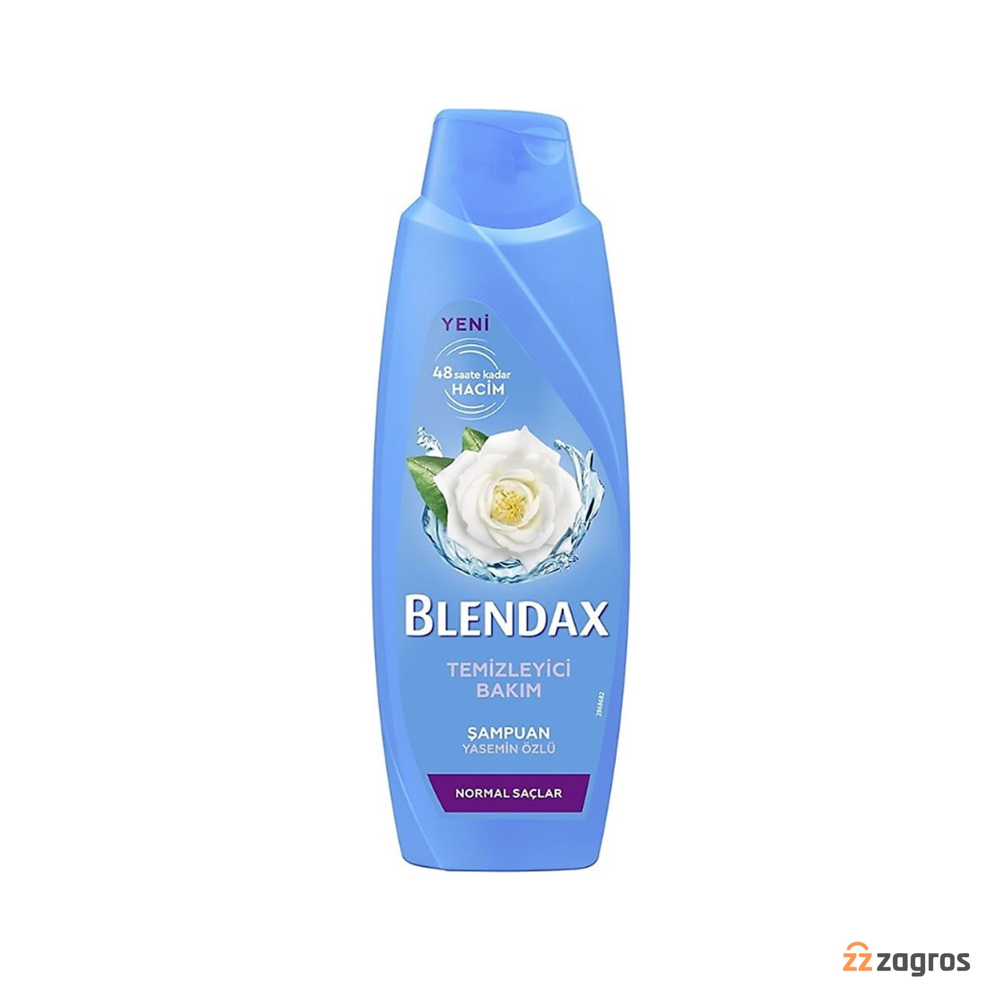 شامپو بلنداکس Blendax اصل ترکیه حاوی عصاره گل یاس مناسب موهای نرمال حجم 500 میل — تصویر ۴