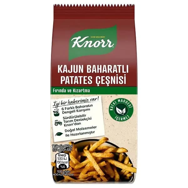 چاشنی سیب زمینی کنور KNORR با طعم تند وزن 60 گرم — تصویر ۷