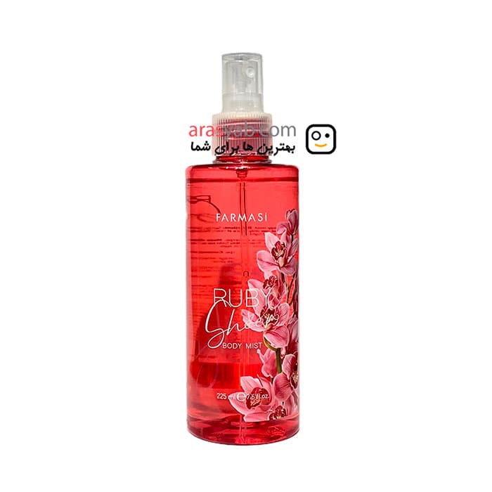 بادی میست ruby sheer فارماسی با رایحه یاقوت سرخ حجم 225 میل