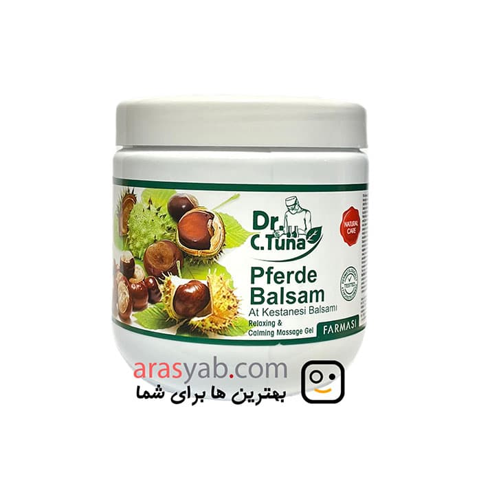 ژل ماساژ شاه بلوط اسب فارماسی Dr.C.Tuna آرامش بخش حجم 500 میل