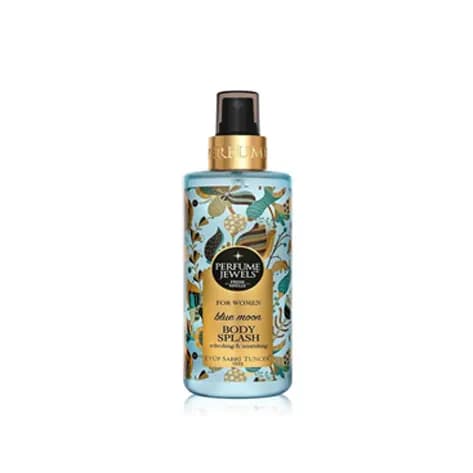بادی اسپلش blue moon ایوب صبری مدل perfume jewels حجم 250 میل — تصویر ۶