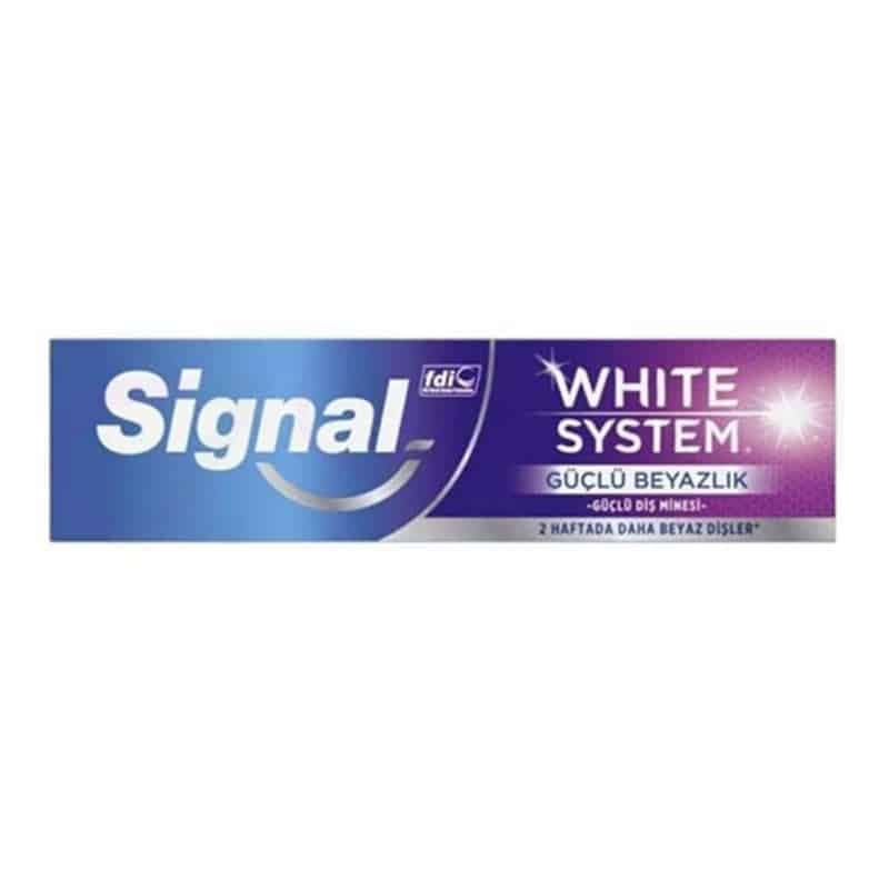 خمیردندان سفید کننده سیگنال مدل white system حجم 75 میل — تصویر ۱۲