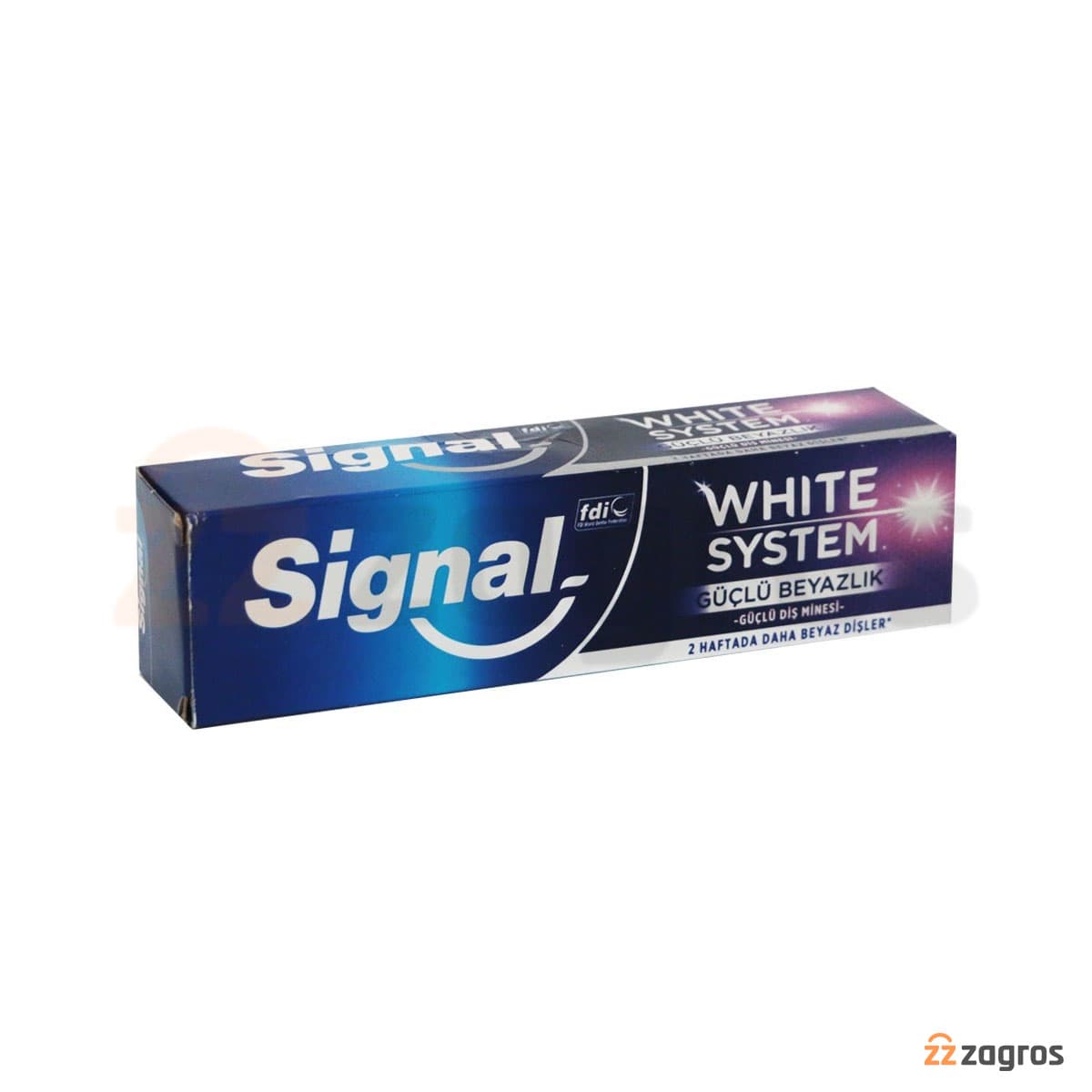 خمیردندان سفید کننده سیگنال مدل white system حجم 75 میل — تصویر ۶