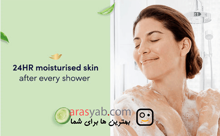 شامپو بدن خیار داو Dove حاوی چای سبز حجم 750 میل — تصویر ۳