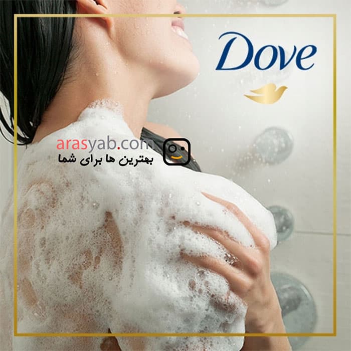 شامپو بدن شیر نارگیل داو Dove حاوی گلبرگ های یاس حجم 750 میل — تصویر ۳