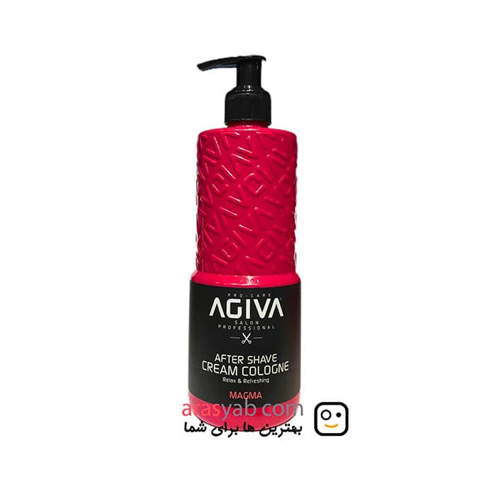 افتر شیو کرمی مردانه آگیوا Agiva سری Magma مرطوب کننده پوست حجم 400 میل