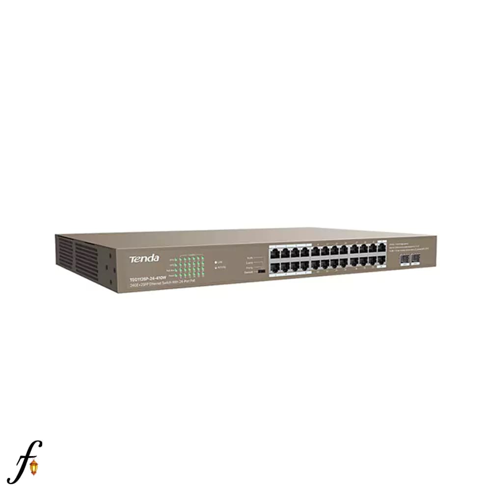 سوئیچ شبکه 24 پورت POE تندا مدل TEG1126P-24-410W — تصویر ۹
